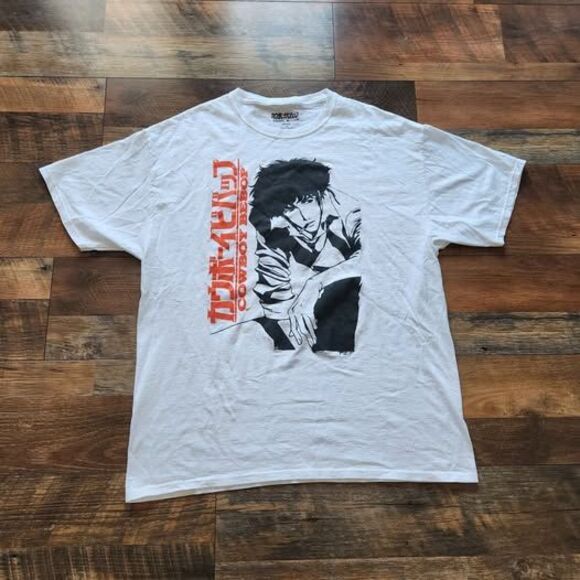 Cowboy Bebop Unisex Sz XL Anime Graphic Spike T-Shirt Crunchyroll Bandai Namco - Picture 1 of 4